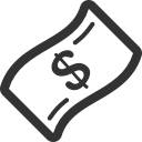 banknote svg vector icon