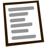 text,left,previous,back,backward,prev,arrow,file,document icon