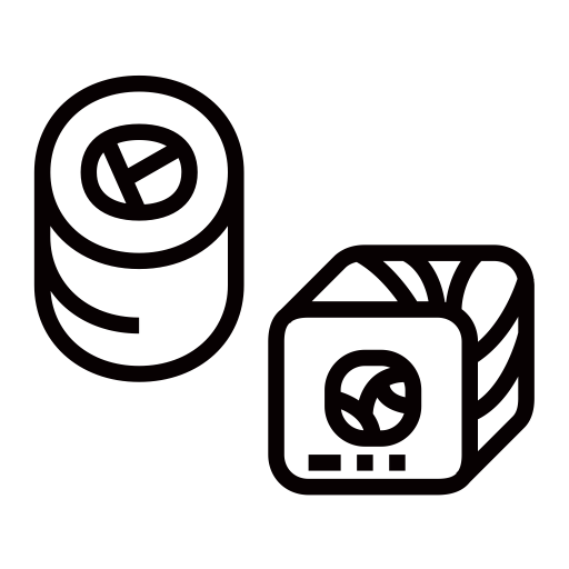 Sushi svg vector icon