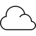 cloud, cloudy, overcast, weather svg vector icon