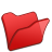 folder,red icon