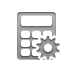 calculator,gear icon