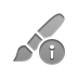 brush,info icon