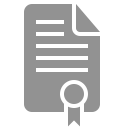 certificate, document svg vector icon