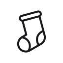 christmas, sock svg vector icon