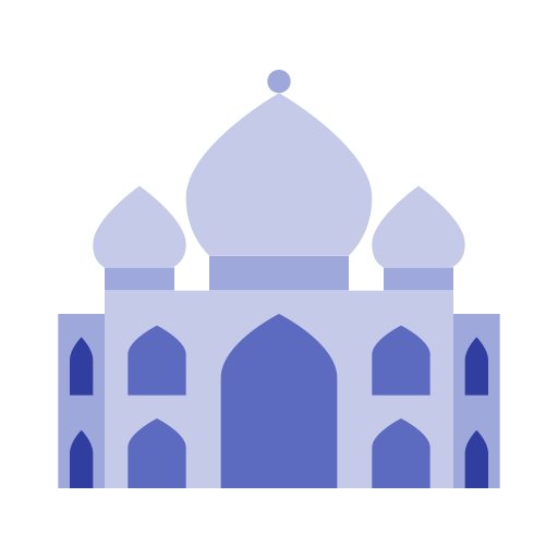 Taj Mahal svg vector icon