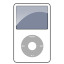 5g, ipod, white icon