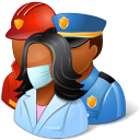 group, rescuers icon