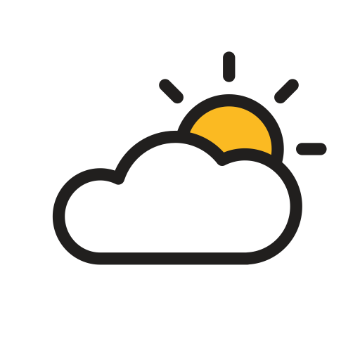 Cloudy svg vector icon