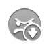 smiley,angry,down icon