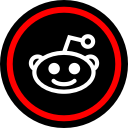 media, online, reddit, social svg vector icon