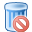 trash,can,delete,del,remove,recycle bin icon