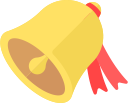 bell, christmas, holiday, ring, xmas svg vector icon