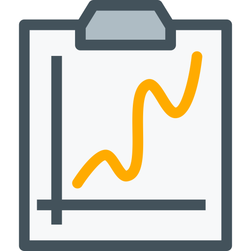 Checkboard Graph svg vector icon