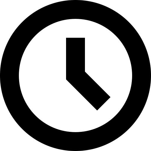Clock svg vector icon