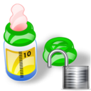 feeding,bottle,unlock icon