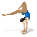 gymnastics, sports icon