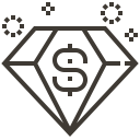 asset, diamond, jewel, jewelry, loan, pawnshop svg vector icon