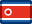 flag, korea, north icon