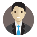 avatar, business, face, people svg vector icon