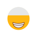 cap, emoji, face, grinning face, islam, muslim svg vector icon