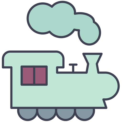 Train svg vector icon