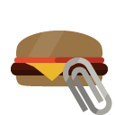 hamburguer,attachment icon