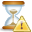 error, hourglass icon
