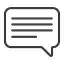 baloom, communication, talk svg vector icon