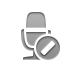 radio,microphone,cancel icon