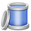 recycle,bin,empty,blank icon