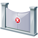 entry, restricted icon