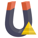 physics,magnet,pyramid icon