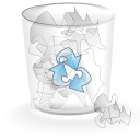 trashcan,full,alt icon