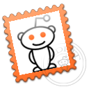 reddit,stamp,postage icon