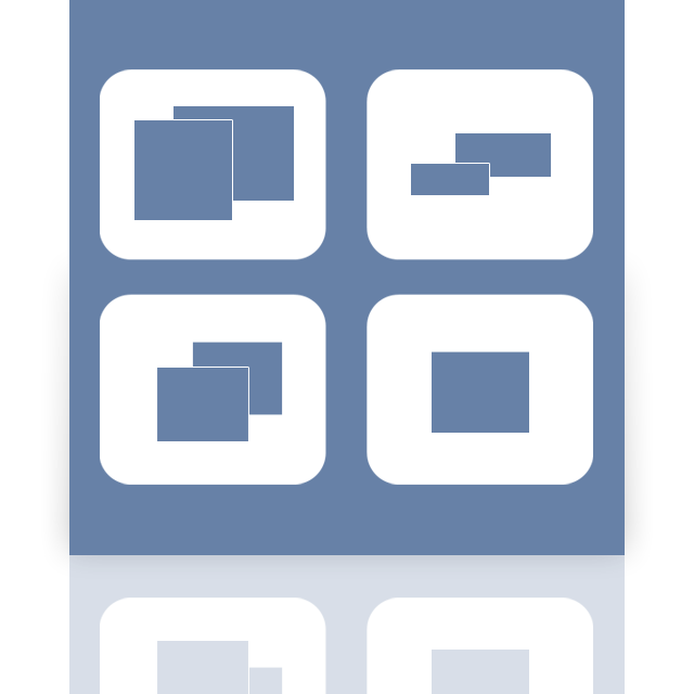 mirror, spaces icon