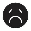 emoji, emotion, resentful, smiley svg vector icon