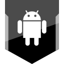 android, logo, social svg vector icon