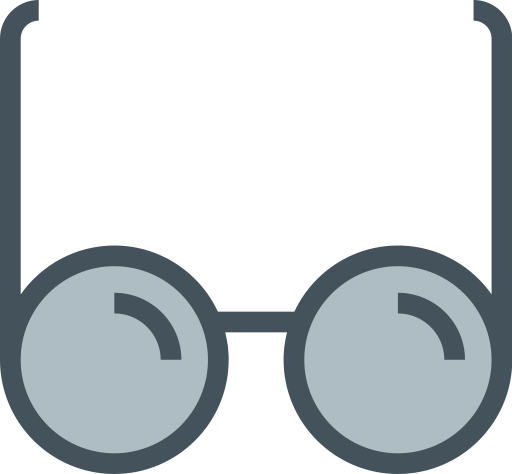 Glasses svg vector icon