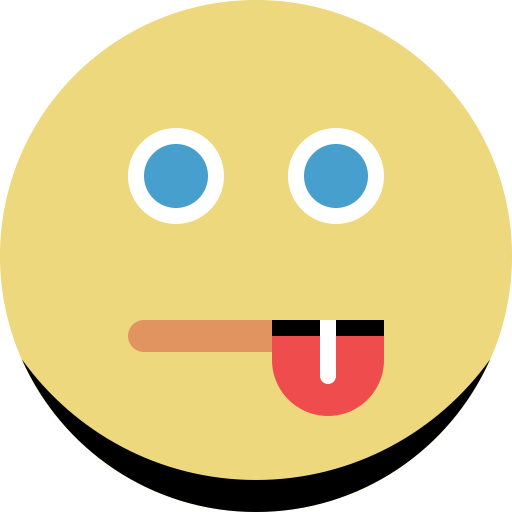 Joking svg vector icon