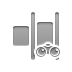 distribute,horizontal,right,binoculars icon