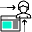 browser, human, man, visitor, web, website svg vector icon