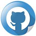 connection, github, logo, network, social icon