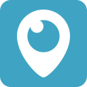 eye, logo, periscope, social network, tv, video, watch svg vector icon