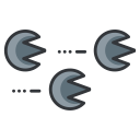 game, go, play, pokemon, swarm svg vector icon