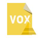 file,format,vox,pyramid icon