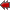 arrow, double, left, red icon
