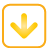 basic, button, down, navigation, yellow icon