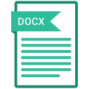 documents, docx, file, format, paper svg vector icon