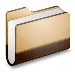 folder, library icon
